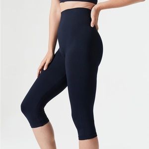 Blanqi Hipster Support Crop Legging in Navy XL